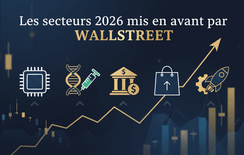 Image de presentation de l'article: Top 5 des secteurs à surpondérer en 2026 selon Wall Street