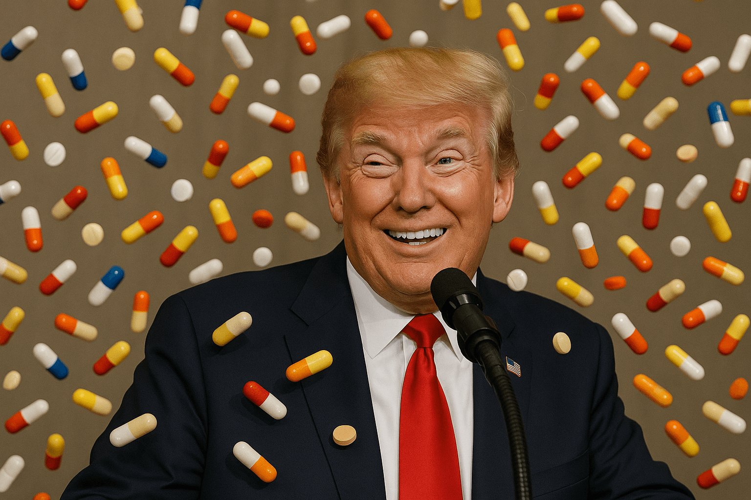 Image de presentation de l'article: 💥 Trump, Big Pharma et la Guerre des Taxes : l’onde de choc qui menace la planète médicaments
